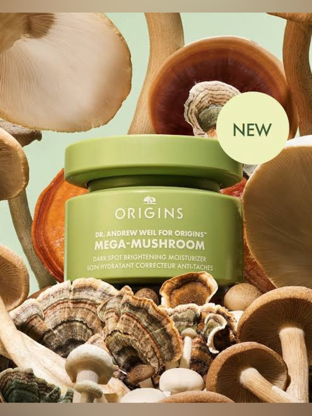DR. WEIL FOR ORIGINS Mega-Mushroom
Dark Spot Brightening Moisturizer
